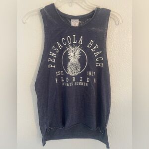 Pensacola blue tank new with tags cute tank size small